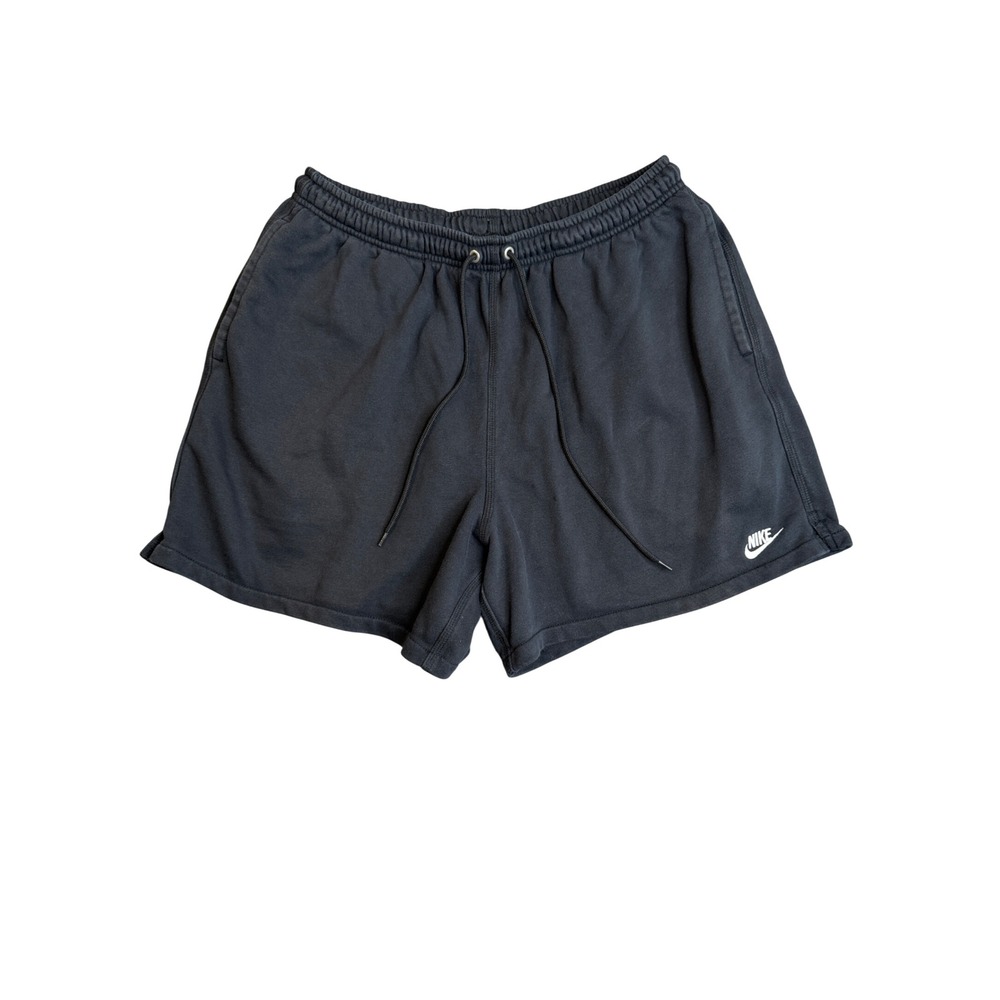 Nike Sportswear Club Fleece Shorts Mens L Black Athletic Loungewear Sweat Logo